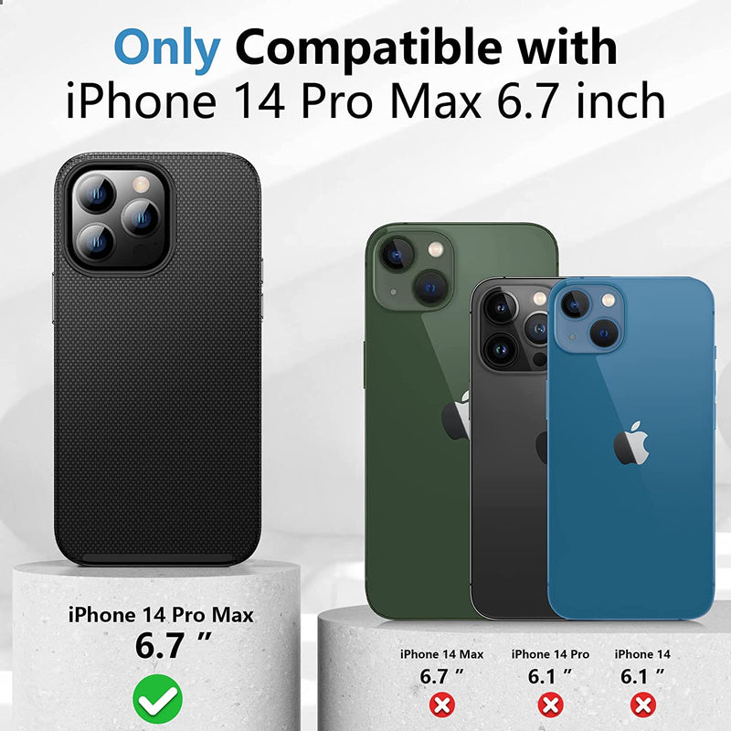 iPhone 14 Pro Max Case Lightweight Slim Shockproof Phone Case-Black - Gorilla Cases