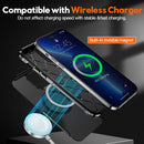 iPhone 14 Pro Max Case Magnetic Case Glass Screen Protector Black