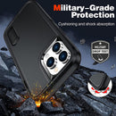 iPhone 14 Pro Max Case Military Grade Shockproof Heavy Duty Protection Black