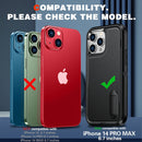 iPhone 14 Pro Max Case Military Grade Shockproof Heavy Duty Protection Black