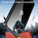 iPhone 14 Pro Max Case Tempered Bumper Case