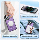 iPhone 14 Pro Max Case Wallet Anti Scratch 6.7", Purple