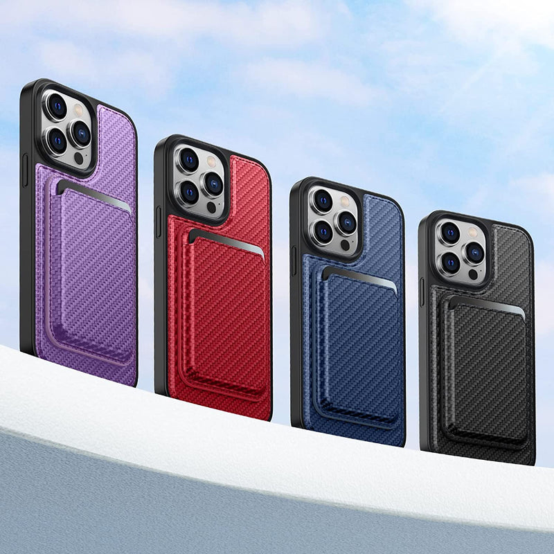 iPhone 14 Pro Max Case Wallet Anti Scratch 6.7", Purple - Gorilla Cases