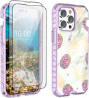 iPhone 14 Pro Max Marble Pineapple Case
