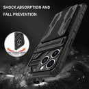 iPhone 14 Pro Max Case with Wallet Protectors Full Body Shockproof Protection Black