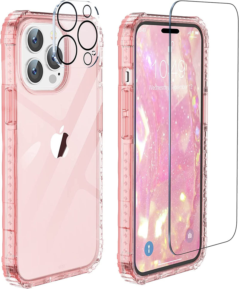 iPhone 14 Pro Max Case Women, Ultra-Thin 14 Pro Max Case Resistant-Pink - Gorilla Cases