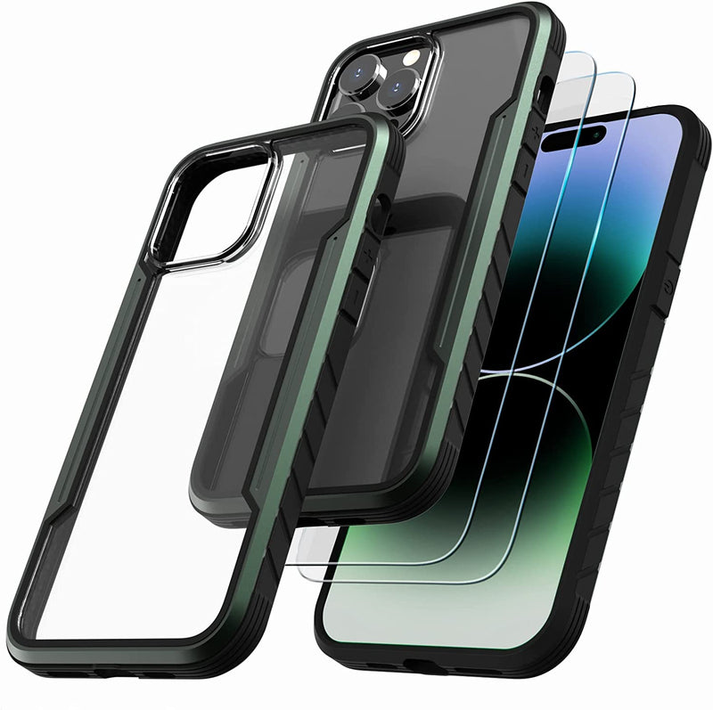 iPhone 14 pro max Case,Military Grade Shockproof Aluminum Cases Back,6.7 inch - Gorilla Cases