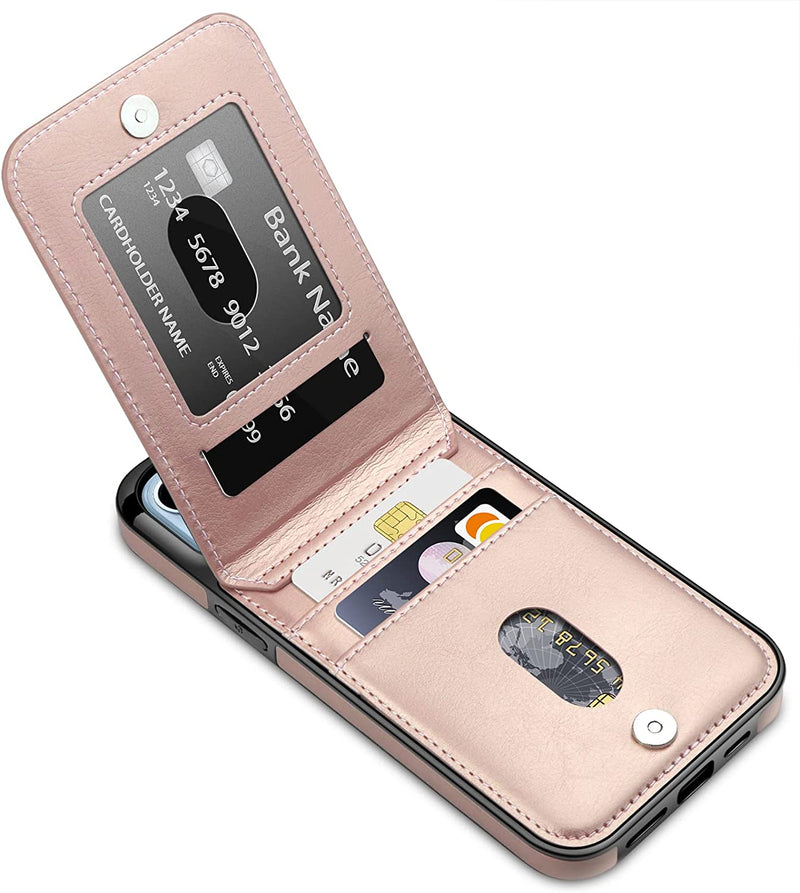 iPhone 14 Pro Max Dual Layer Premium Leather Case Protective Case Black - Gorilla Cases