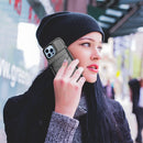 iPhone 14 Pro Max Dual Layer Premium Leather Case Protective Case Black