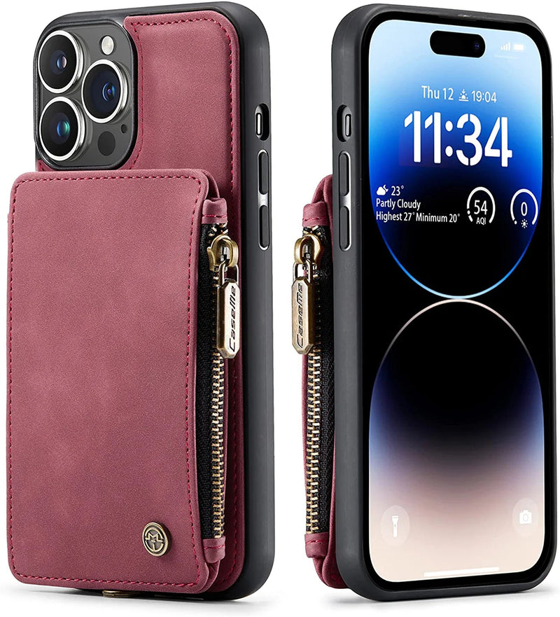 iPhone 14 Pro Max Leather Case with Card Holder - Gorilla Cases
