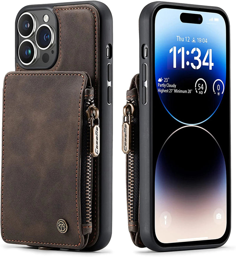 iPhone 14 Pro Max Leather Case with Card Holder - Gorilla Cases