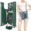 iPhone 14 Pro Max Magnetic Flip Folio Purse Case Brown