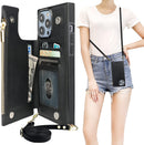 iPhone 14 Pro Max Magnetic Flip Folio Purse Case Brown