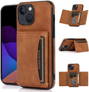 iPhone 14 Pro Max Wallet Case Holder Vintage PU Leather Case