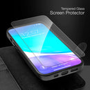 iPhone 14 PRO MAX Wallet Case Removable Card Holder MagSafe Black Leather