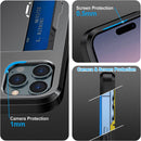 iPhone 14 Pro Max Wallet Case with Credit Card Holders Slots Cover Case Black