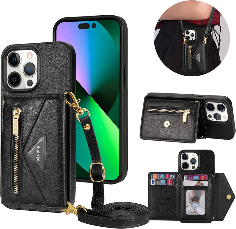iPhone 14 Pro Max,Credit Card Holder Phone Case Purple - Gorilla Cases