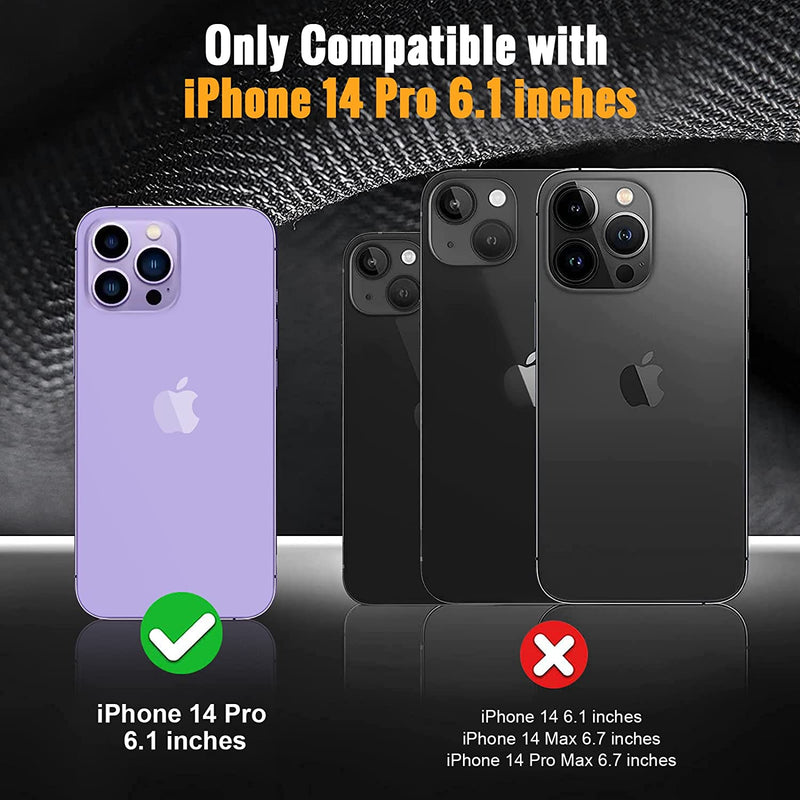 iPhone 14 Pro Phone Case Military Grade Shockproof Case iPhone 14 Pro Black - Gorilla Cases