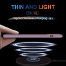 iPhone 14 Pro Silicone Soft Cases Girly Men Slim Heart Pattern Stylish Cute Cover Purple