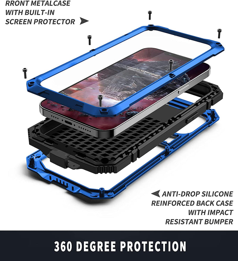 iPhone 15 Pro Max Metal Case with Kickstand | iPhone 15 Pro Max Aluminum Case - Gorilla Cases