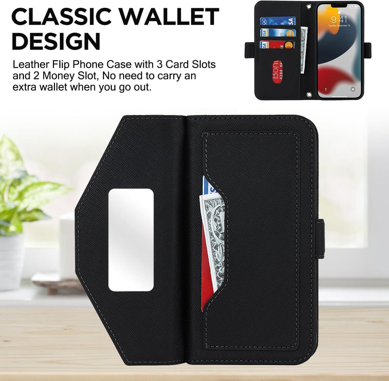 Cardpakee Phone Case Wallet for iPhone 15 Case with Card Holder