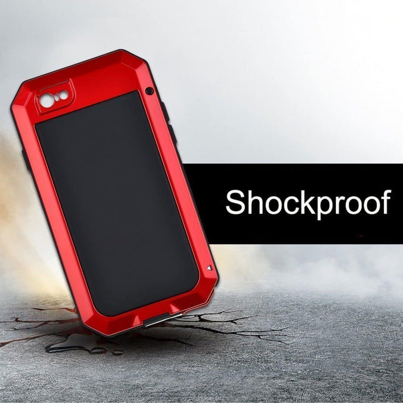 iPhone 7 Case Aluminum Shockproof Gorilla Case for iPhone 7 Red - Gorilla Cases