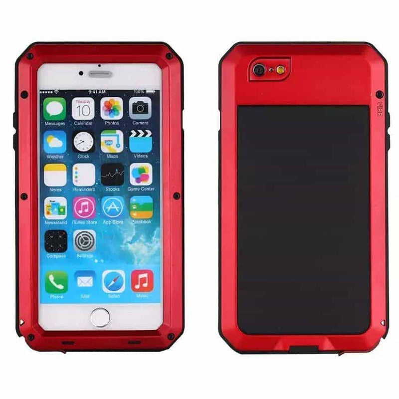 iPhone 7 Case Aluminum Shockproof Gorilla Case for iPhone 7 Red - Gorilla Cases