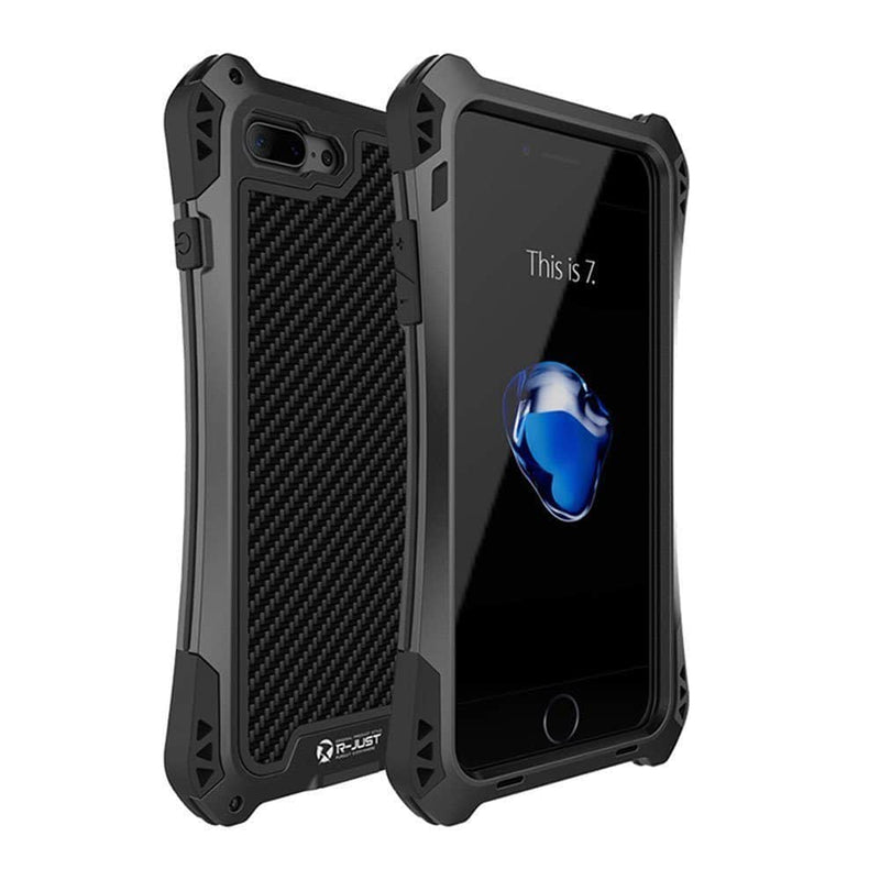 iPhone 7 Case - Gorilla Case Black Metal Aluminum - iPhone 7 Case Cover - Gorilla Cases