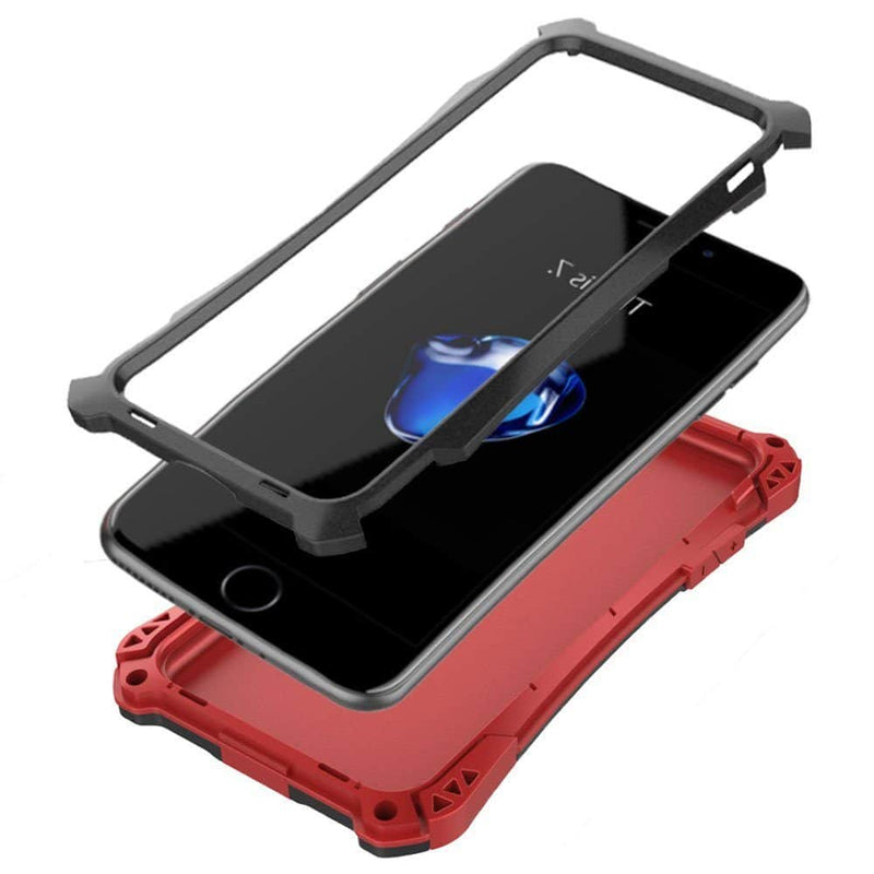 iPhone 7 Case - Gorilla Case Black Metal Aluminum - iPhone 7 Case Cover - Gorilla Cases