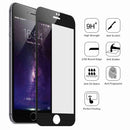 iPhone 7 Tempered Glass Screen Protector (Black) 2 - Pack Gorilla Glass
