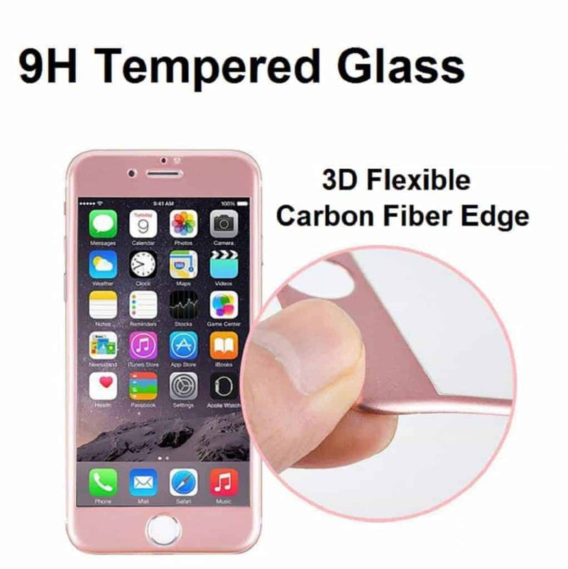 iPhone 8 Tempered Glass Screen Protector (Pink) 2-Pack Gorilla Glass - Gorilla Cases