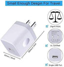 iPhone Wall Charger Adapter USB Charging, 5Pack Single Port USB Wall Plug