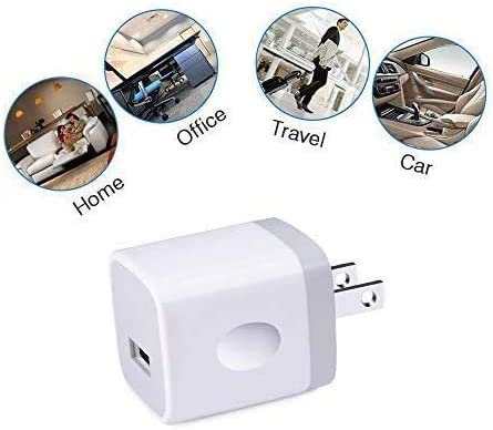 iPhone Wall Charger Adapter USB Charging, 5Pack Single Port USB Wall Plug - Gorilla Cases