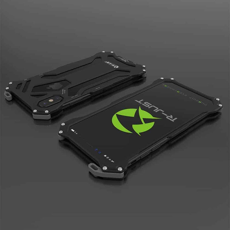 iPhone X/XS Case Slim Aluminum Metal By Gorilla Cases - (Black) - Gorilla Cases