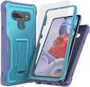 LG Stylo 6 Case Military Grade Protection Shockproof Case with Tempered Glass