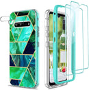 LG V60 ThinQ Case Marble Sparkle Girls Slim Protective Case