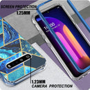 LG V60 ThinQ Case Marble Sparkle Girls Slim Protective Case