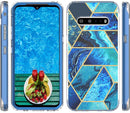 LG V60 ThinQ Case Marble Sparkle Girls Slim Protective Case