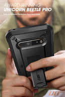 LG V60 ThinQ Full - Body Rugged Holster Kickstand Case