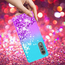 LG Velvet 5G glitter Bling Case | LG Velvet 5G Liquid Quicksand Glitter case for Women on