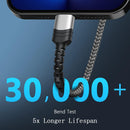 Lightning to USB - A Upgraded Lightning Cable iPhone Charger Cords [3 Pack]