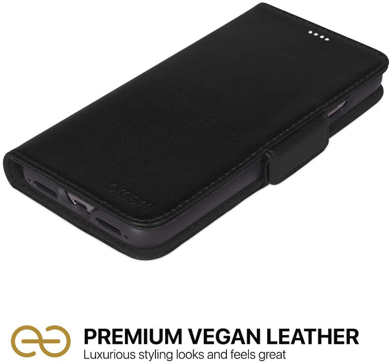 Luxury Vegan Leather 2-in-1 Wallet-Case for Apple iPhone 13 Pro Max - Gorilla Cases