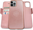 Luxury Vegan Leather 2 - in - 1 Wallet - Case for Apple iPhone 13 Pro Max