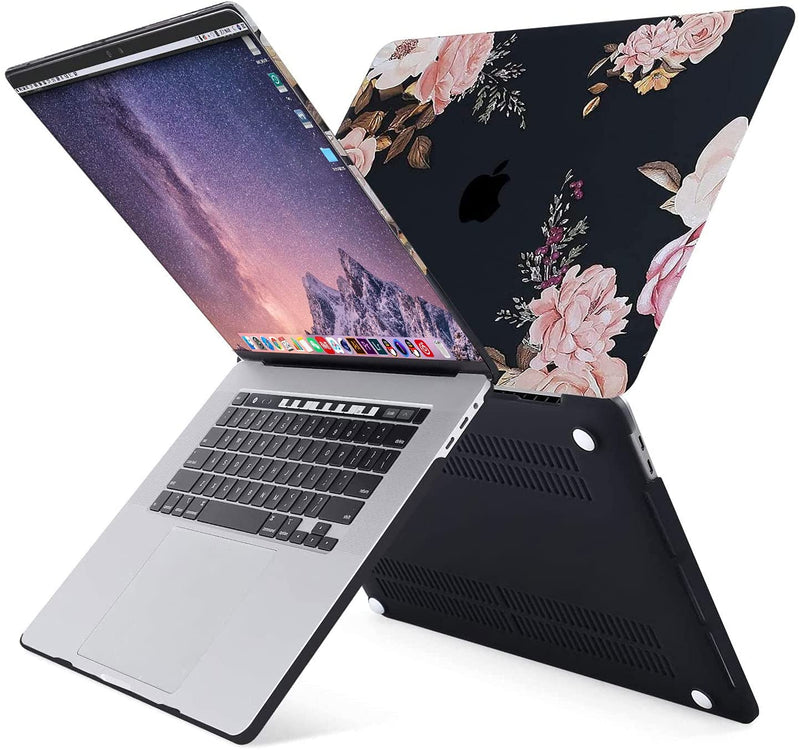 MacBook Pro 16 inch A2141 with Touch Bar Hard Shell Flower Case & Keyboard Cover - Gorilla Cases