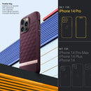 Magnet Designed for Magsafe Compatible iPhone 14 Pro Case 5G - Burgundy