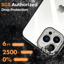 Magnetic Case iPhone 14 Pro Anti - Peeping Screen Protector Glass Privacy Case Black