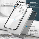 Magnetic Case iPhone 14 Pro Anti - Peeping Screen Protector Glass Privacy Case Black