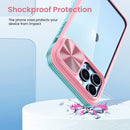 Maxdara iPhone 13 Pro Max Case Built - in Screen Protector 6.7 inch Pink Green