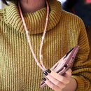 Moto Edge Plus Case Moving Liquid Holographic Kickstand Rose Gold