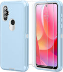 Moto G Power Case HD Screen Protector (2 Packs) Shockproof Dustproof 3 in 1 Durable Case